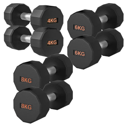 Premium Round Hex Dumbbell - Professional Fitness Equipment for Home and Commercial Gyms - Heavy-Duty Training Gear for Strength and Conditioning - High-Quality Exercise Accessories -
