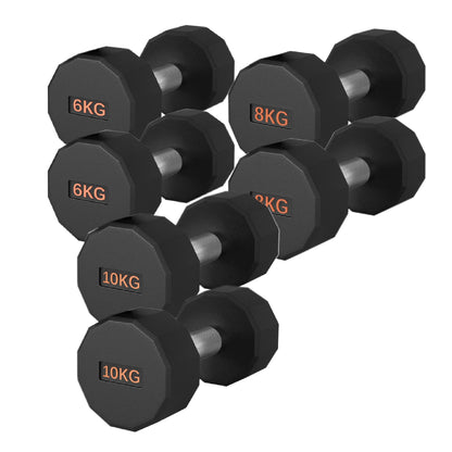 Premium Round Hex Dumbbell - Professional Fitness Equipment for Home and Commercial Gyms - Heavy-Duty Training Gear for Strength and Conditioning - High-Quality Exercise Accessories -