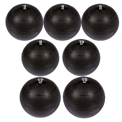 Heavy Duty Slam Balls for Explosive Training - Premium Rubber Medicine Balls with Textured Grip - No-Bounce Weighted Balls for Home and Commercial Gyms - Multiple Weight Options from 3KG to 25KG