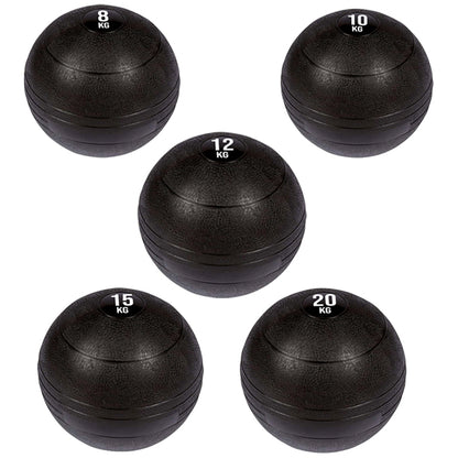Heavy Duty Slam Balls for Explosive Training - Premium Rubber Medicine Balls with Textured Grip - No-Bounce Weighted Balls for Home and Commercial Gyms - Multiple Weight Options from 3KG to 25KG